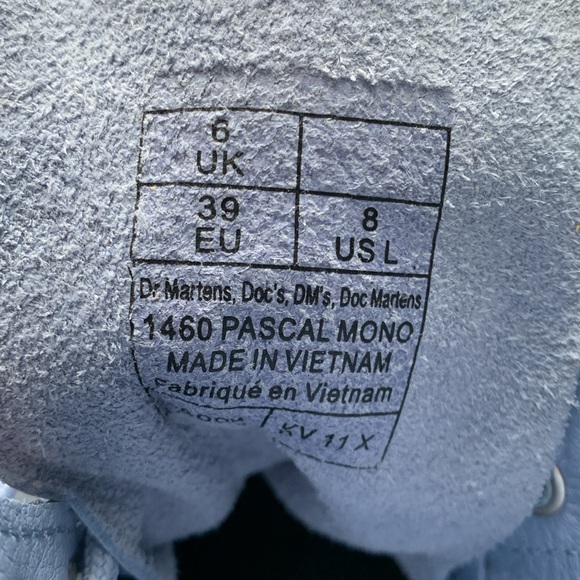 π₯π₯π₯ DR. MARTENS 1460 Pascal Mono size 7 or 8 USπ₯π₯π₯ - Picture 11 of 11
